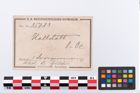 Etikett zu Bronzeknotenarmreif (NHMW-PRAE-035783)